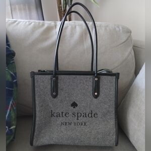 Kate Spade Charcoal and Black Tote